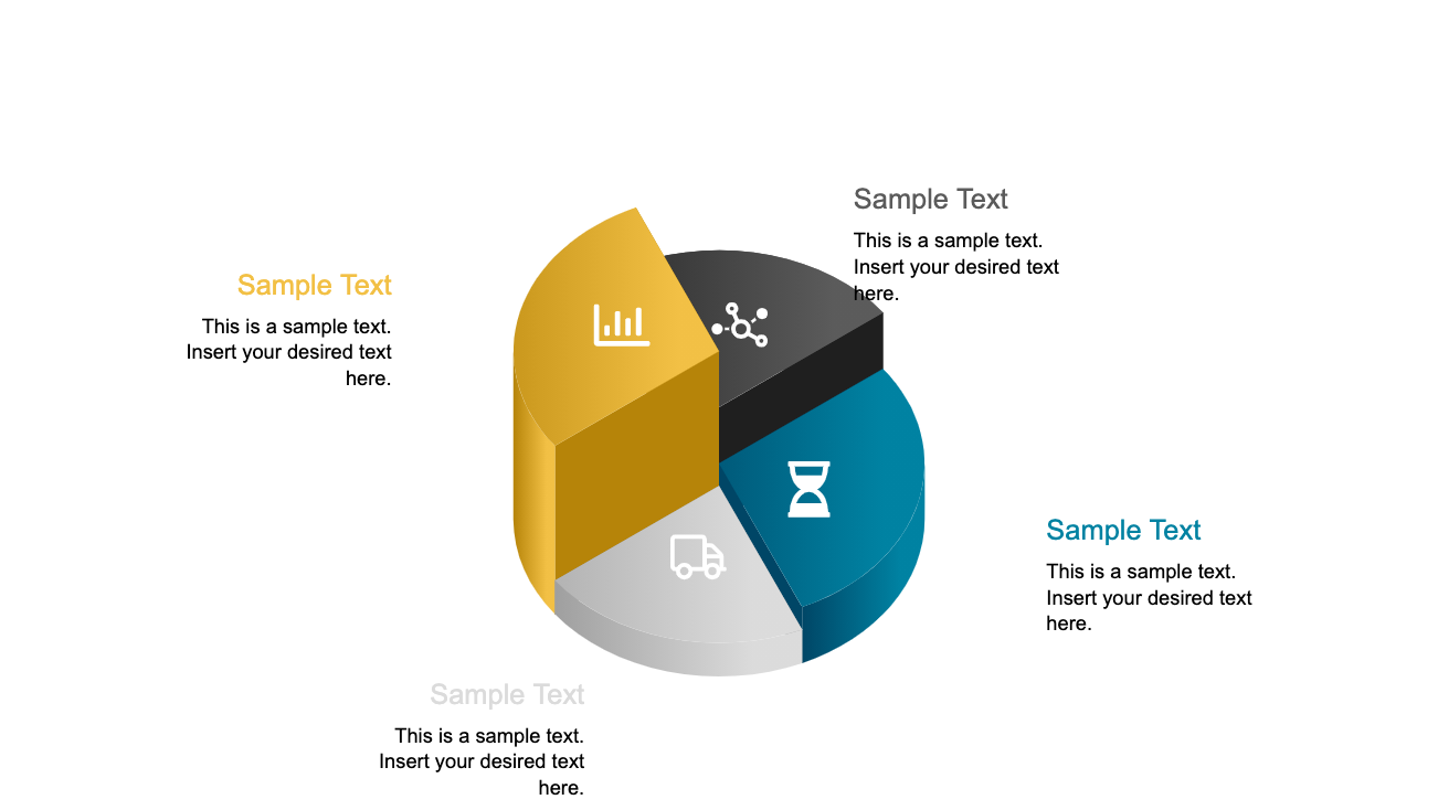 Simple Infographics 3D Charts