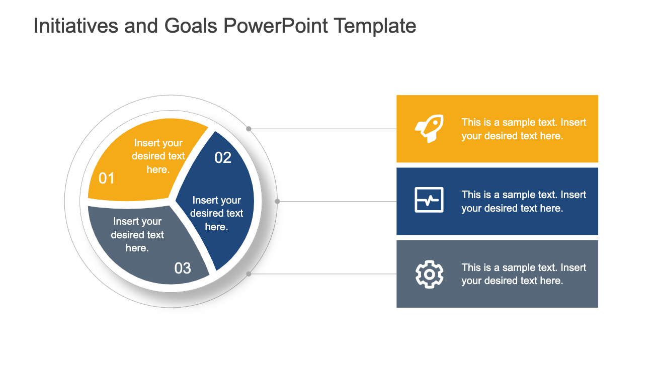 Initiatives & Goals PowerPoint Template