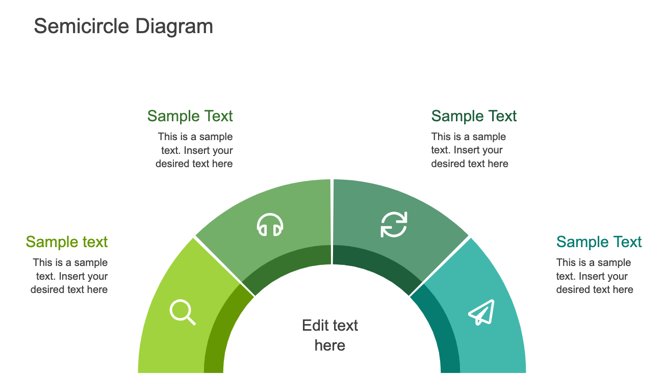 Semicircle Sequential Powerpoint Template And Keynote 9825